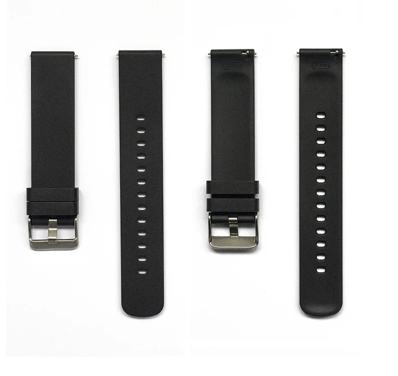 High Quality TPU Silicone Watch Straps 20mm Natural Rubber Watch bands For Samsung Galaxy Watch 3 Active 2