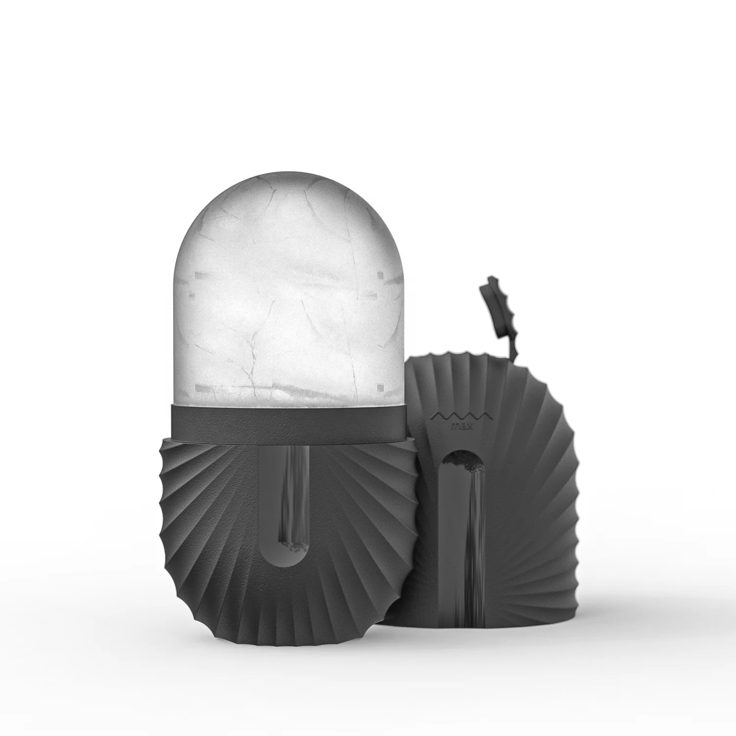 freezer ice roller mold with serum glow cube ice roller massage for face beauty