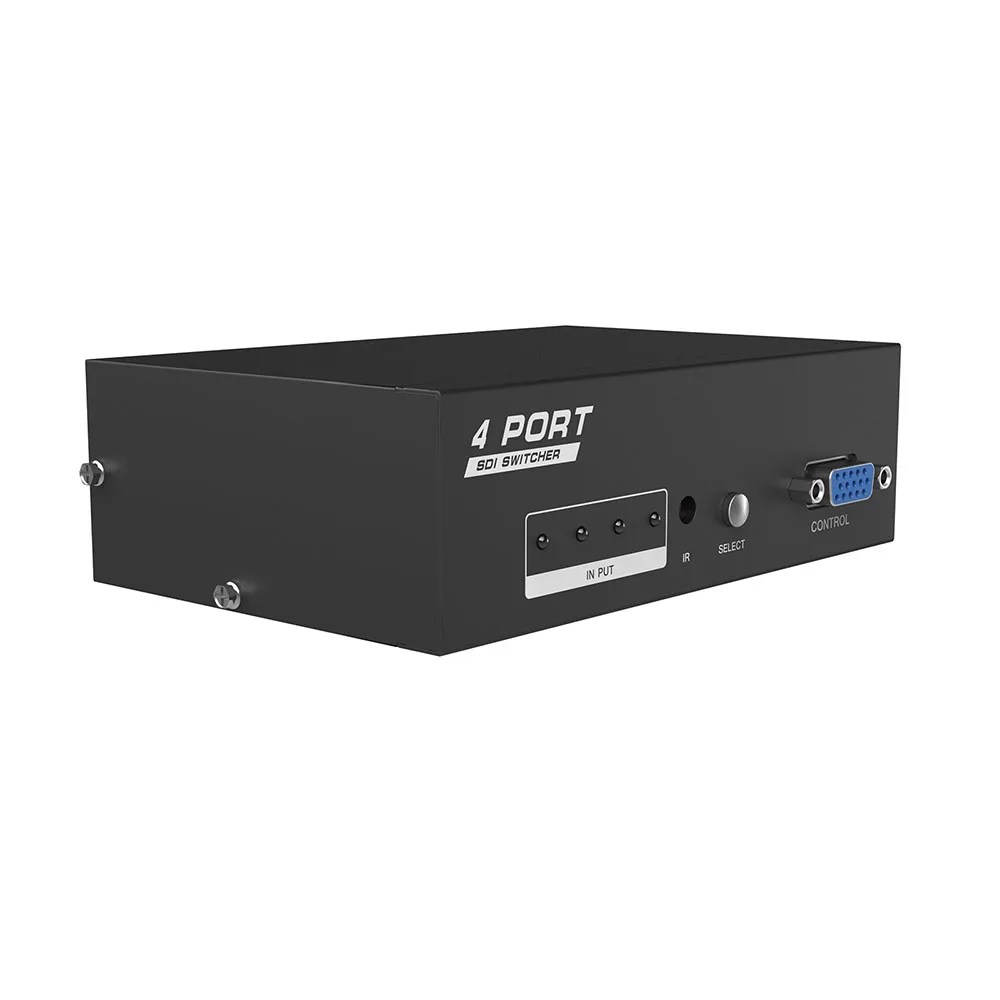 4x1 HD-SDI and 3G-SDI Video Switcher 4 ports SDI switch