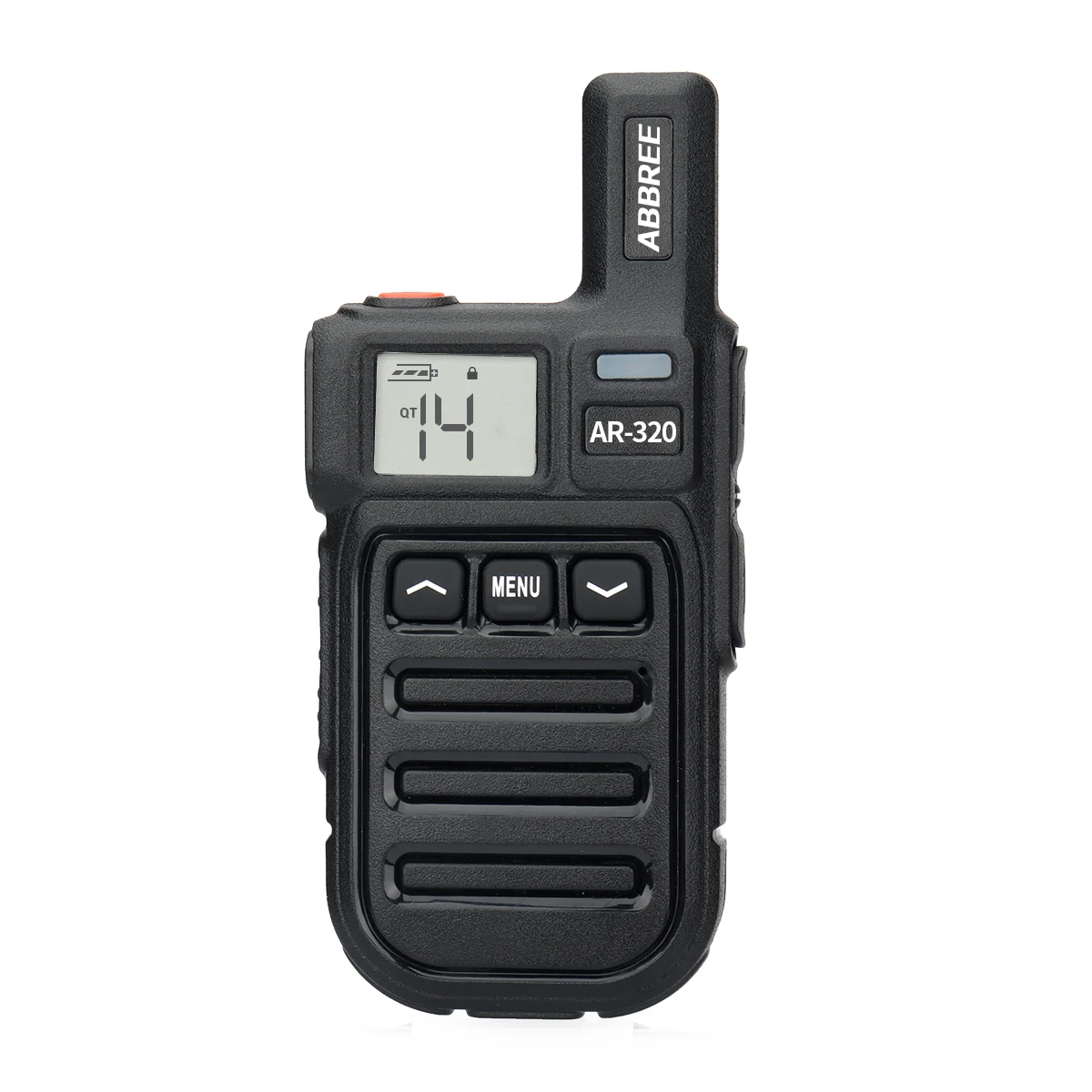 ABBREE AR-320 мини иди и болтай Walkie Talkie беспроводное Копировать частоты длинный диапазон UHF с USB портом для зарядки, портативная записывающие устройство десткий коммуникатор в случаи опасности 2 way Радио для отеля