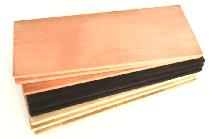 China Factory Wholesale Cheap Pencil Slat High Quality 9 ply Black Pencil Slats Soft Poplar Linden Wood Pencil Slats