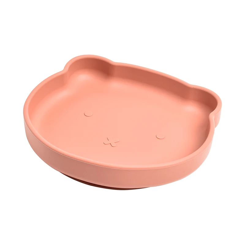 new arrivals baby plates sets silicone feeding food grade silicone suction plate