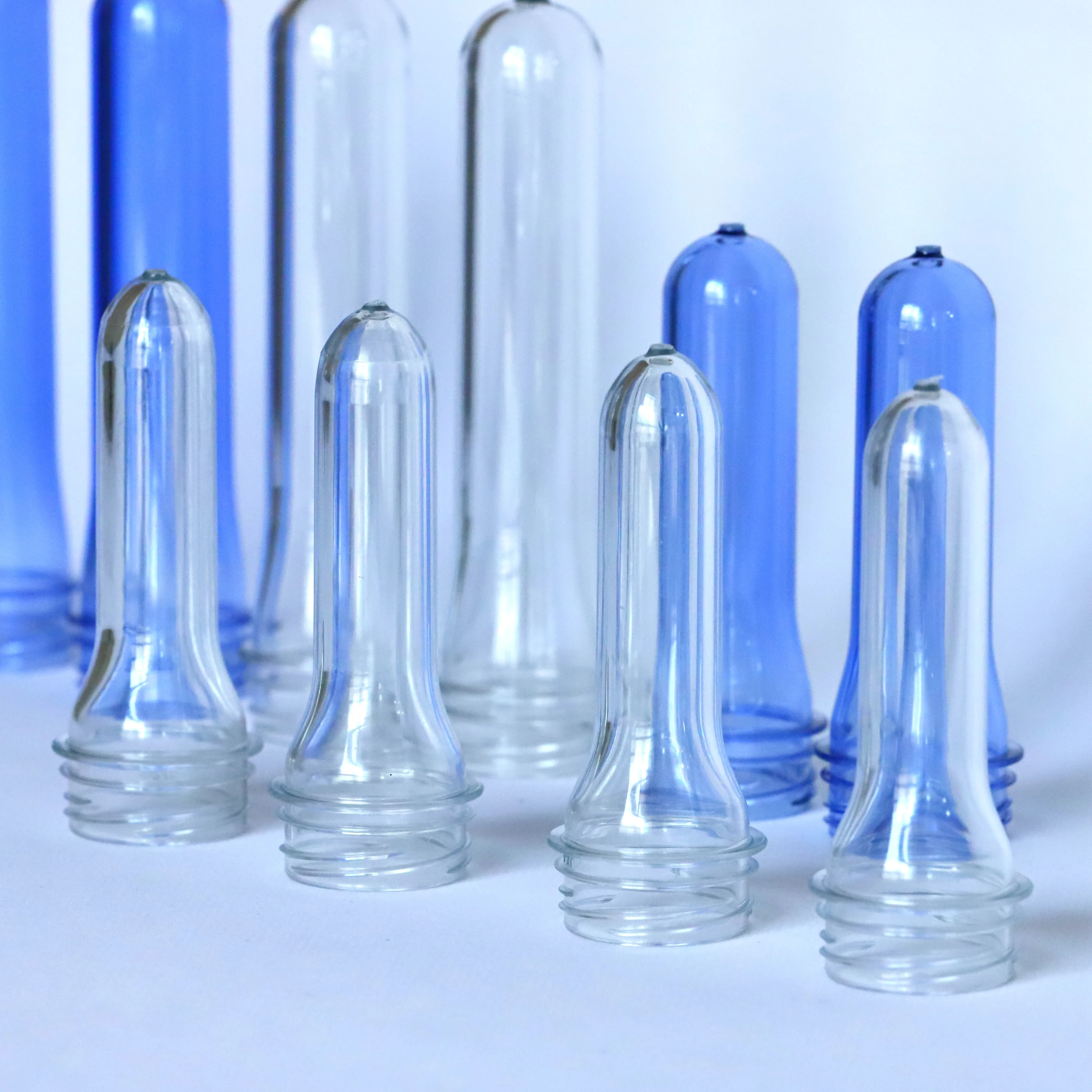 Hot selling Preform long 30/25mm PET Plastic Bottle Preform 14g 16g  Preform For 300-400ml Mineral Water Bottle With Lids