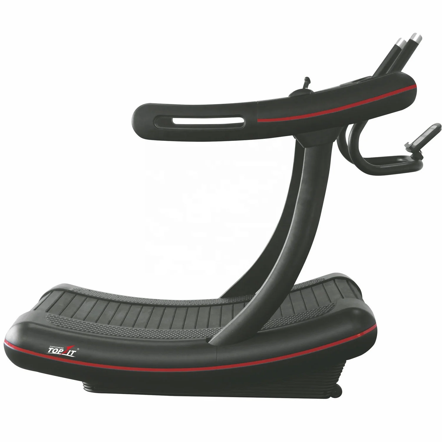 Commercial Curved Treadmill Green Power with Running Belt 48CM