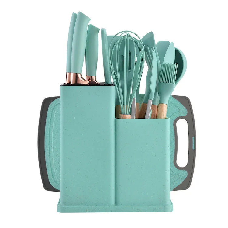 Professional Cheap Price Factory Direct 19pcs Silicone Cooking Utensil Set Silicone Kitchen Accessories