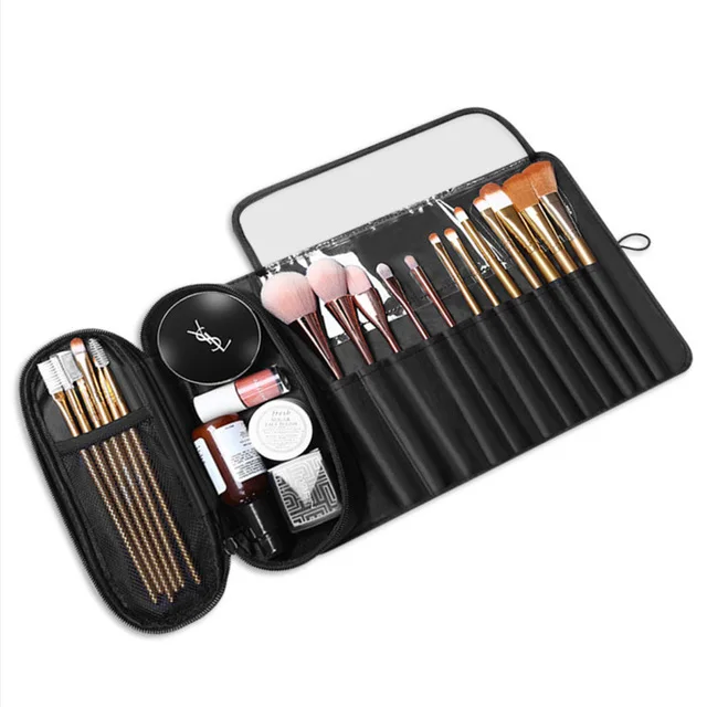 High Style Famous Brand Beautiful Cosmetic Pouchblack Make Up Bag  China Good Price For Makeup