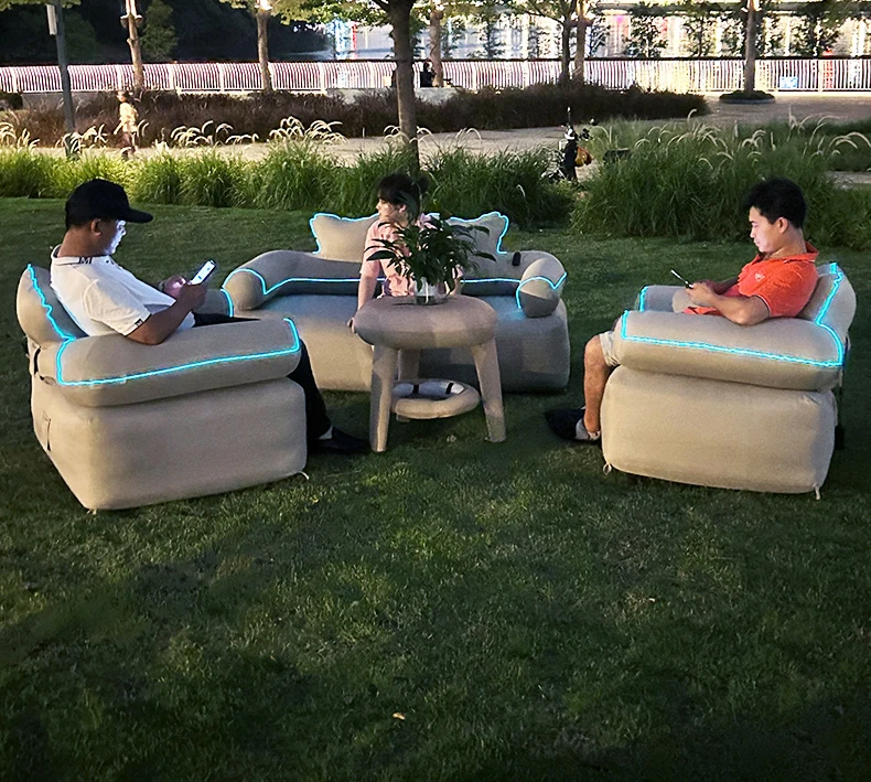 Direct Factory Delivery - Premium Quality Single Inflatable and Foldable Sofa Bed
