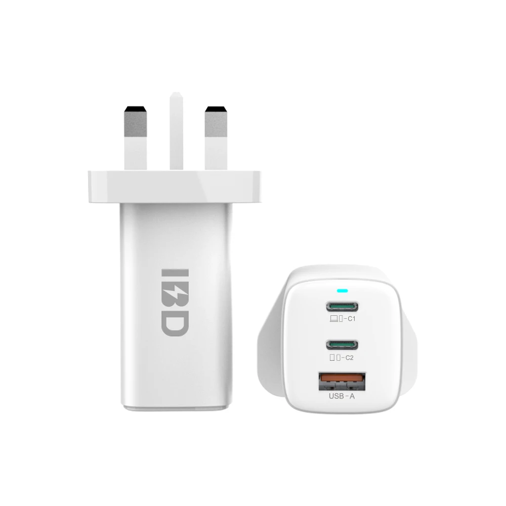 IBD KC CE FCC ROSH Certificate JP US KR UK EU Plug Gan 65W Mobile Phone Wall charger & Adapter For laptop