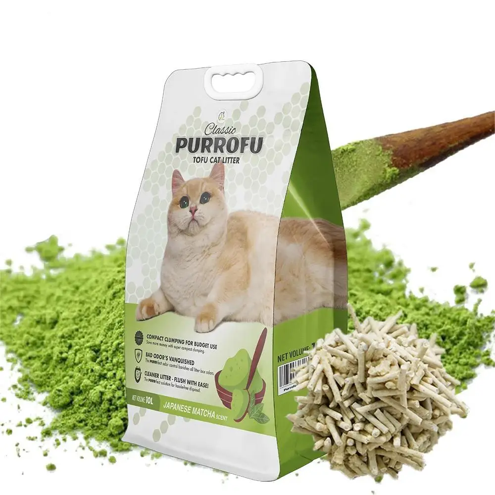 Natural tofu cat litter brand tofu cat sand litter