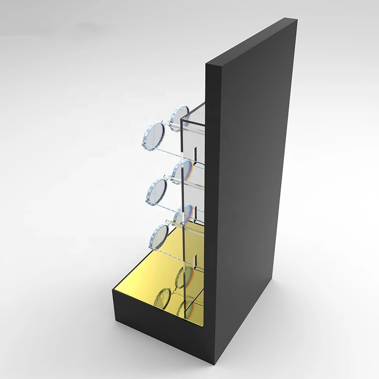 MYDARB custom Multi-layer acrylic glasses display rack and display cabinet for shopping mall display