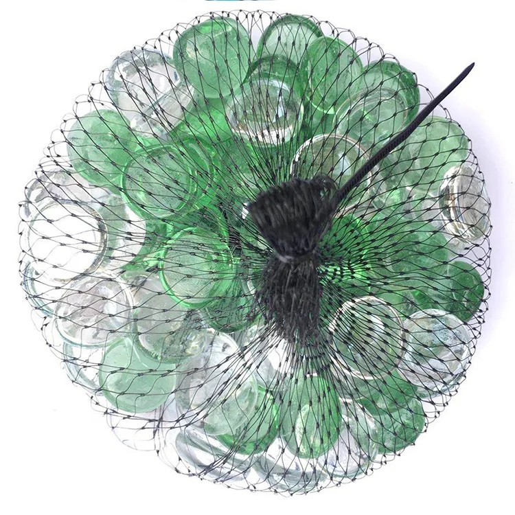 Flower Pot Multifunctional Filler Round Flat Glass Marbles