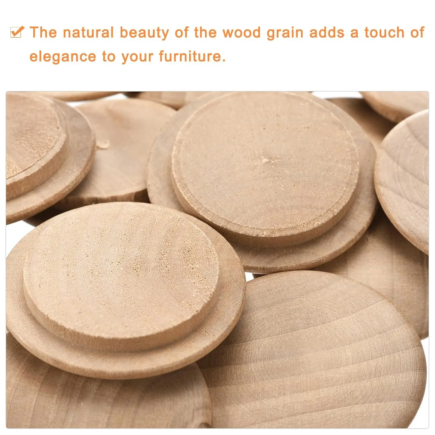 Деревянные заглушки деревянные пуговицы из бука крышки с винтовыми отверстиями декоративная деревянная крышка для лестничного стула мебель рукоделия деревообработка
