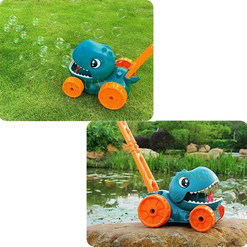 Zhengguang 2023 Hot Selling Kids Bubble Mower for Toddler Bubble Machine Toy Outdoor Push Bubble Toys