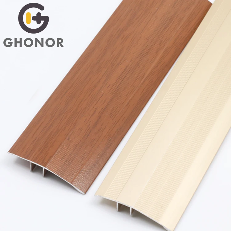 Ramp Wood Grain Aluminium Trim Flooring Metal Building Material Sample Free TAP & GO