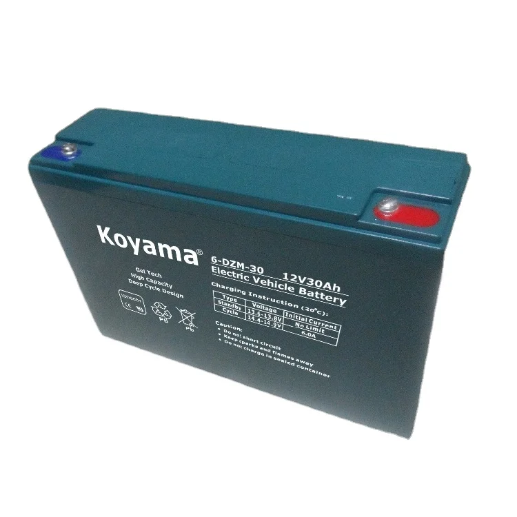 48v 6-dzm-30 Electric Bicycle Battery 12V30Ah Sealed lead acid batteries