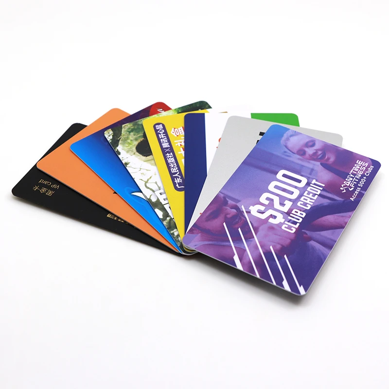 Custom Printable Plastic Membership Promotion PVC Gift Cards With QR code