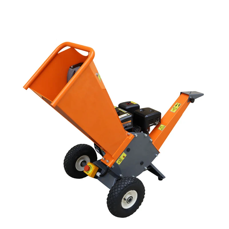 6.5 HP Engine Small Household Wood Shredder Maximum Cutting Diameter 50mm Chipper