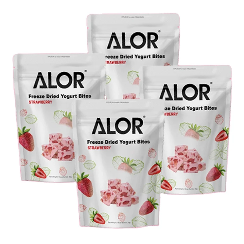 Hot Selling Premium grade Freeze Dried Yogurt Strawberry Rich with probiotics 100% natural