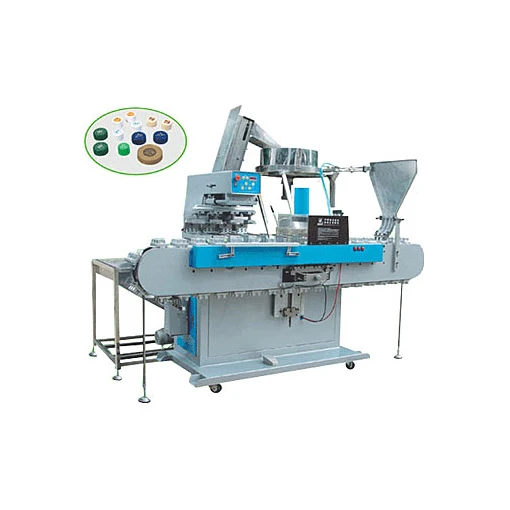 Automatic Cap Pad Printing Machine Manufacturer in China Flatbed Printer Multicolor Plc