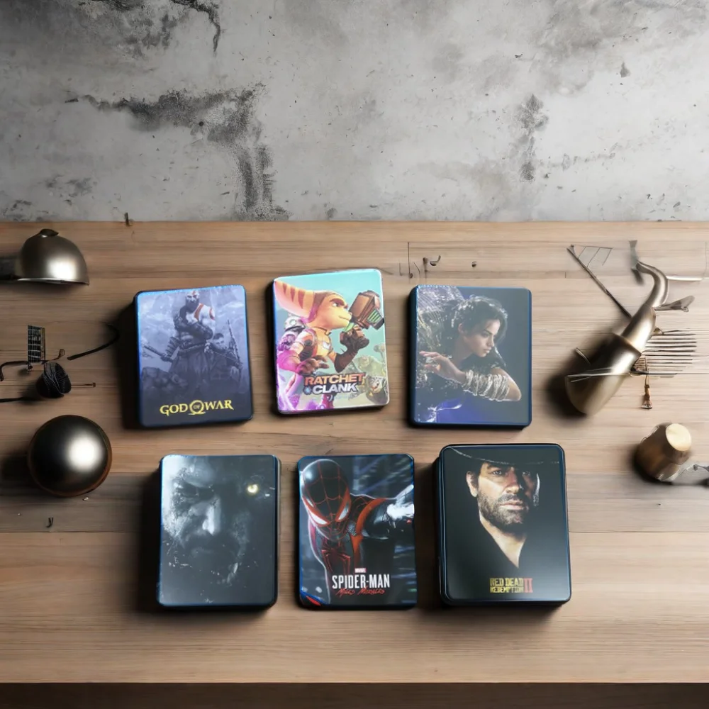 Custom Brand Metal Tin Case Personalized Metal Boxes for 1 pieces CD/DVD