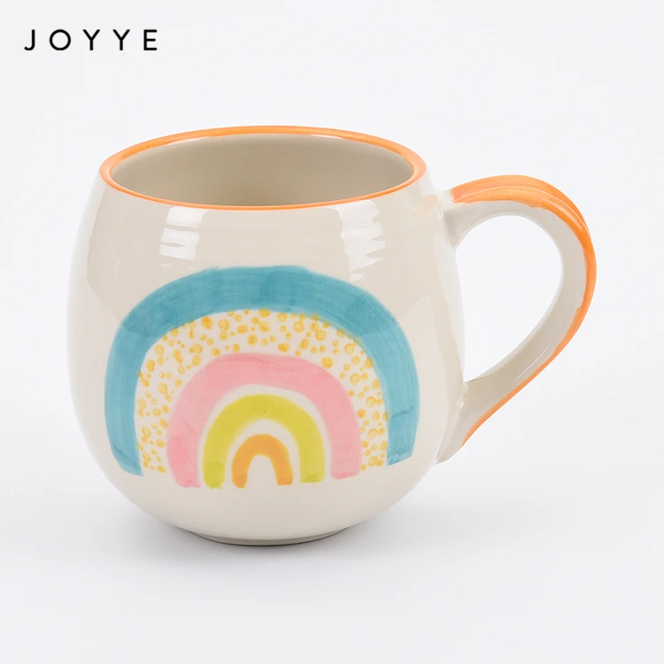 Горячая Распродажа чашка Joyye с реактивной глазурью кружки для чая керамическая кружка ручной работы глянцевой 400 куб.