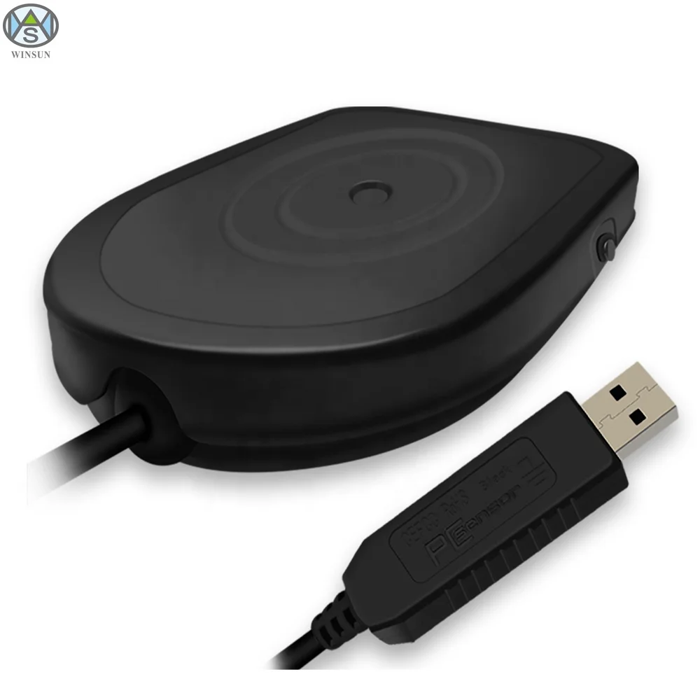 FS2019U New USB Single Pedal Metal Foot Switch for Industrial Machinery Smart Control Factory Test 2m Wire