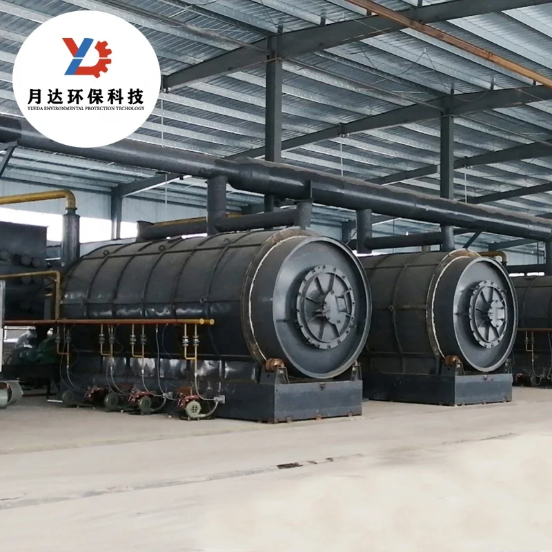 Scrap truck tyres recycling machine tire oil to diesel and gasoline pyrolysis machine with new patents