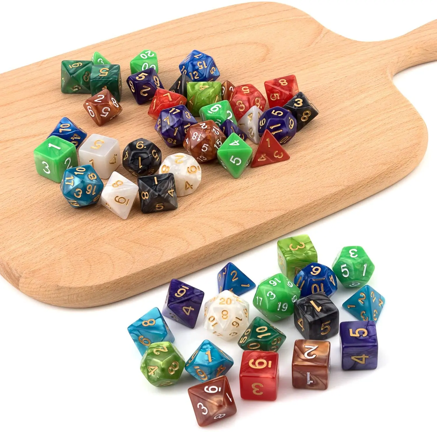 Die Rolling Casino Gaming D20 D6 D8 D10 D12 D4 16mm Sided Ludo Polyhedral Dice Role Playing Board Games D&D Dungeons Dragons RPG