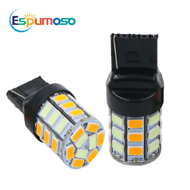 Dual Color Led Light Bulb for Car 1156 1157 T20 7743 T25 3157 5630 33smd Led Tail Lights Reverse Brake Back up Lamp