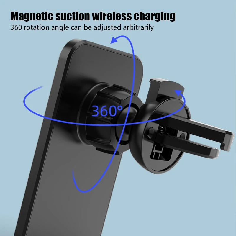 Hot Sales Custom Logo High Magnetic Wireless Car Phone Holder Charger 15W For Phone 14 pro max Car Wireless Charger