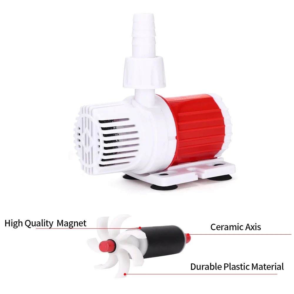 Fish tank DC submersible pump DC12V/24V fish tank filter circulation pump high-lift ultra-quiet micro-pump