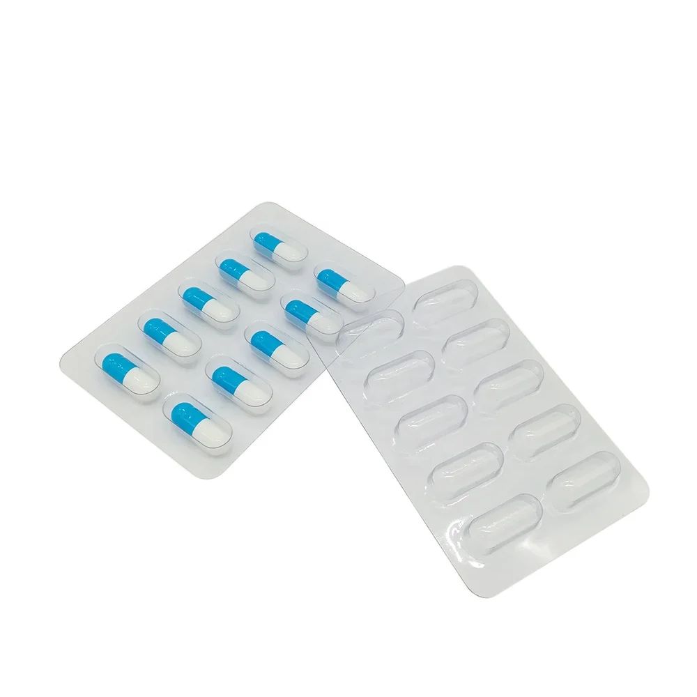Clear Medication Tray Empty Capsule Blister Pack