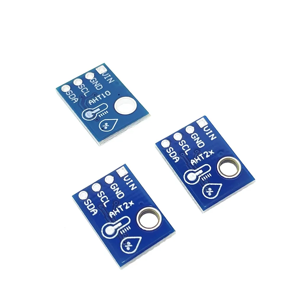 AHT10 AHT20 AHT21 High Precision Digital Temperature Humidity Sensor Measurement Module I2C Communication Replace DHT11 SHT20
