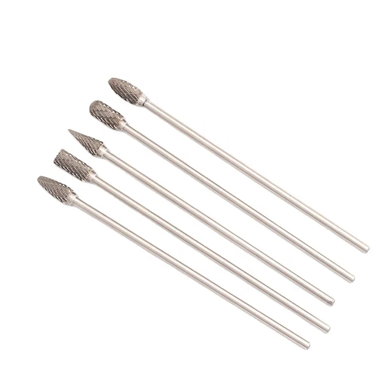 High Quality Carbide Rotary File Cutting Burs Tool Rotary Carbide Burrs Solid Carbide Burr Set Grinding Metal Cutters