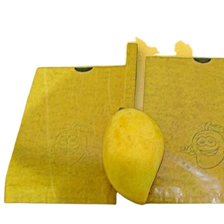 Sri Lanka Wood pulp Wax Coated Mango Growing Protecting Paper Bag for Fruit