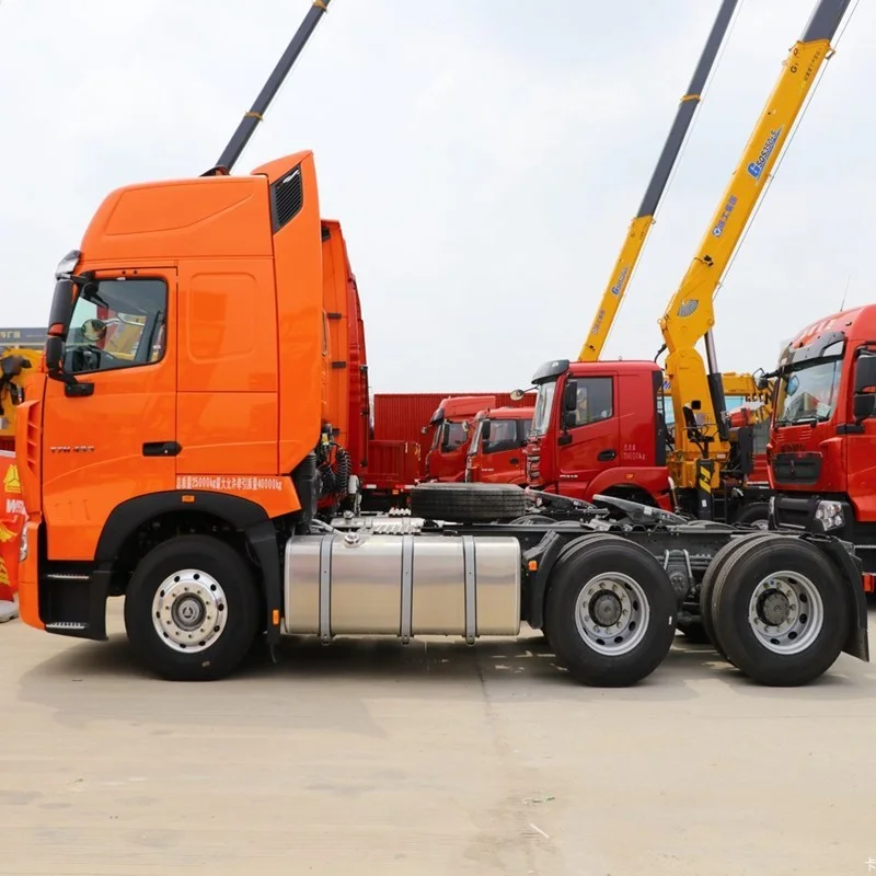 Good price Howo T7H 6X4 460hp Tractor Truck Head For Sale