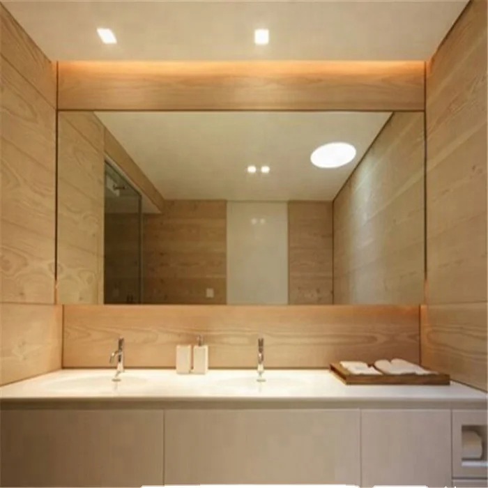 Большие безрамные индивидуальные размеры защитная пленка задние стеновые зеркала для танцевальной студии