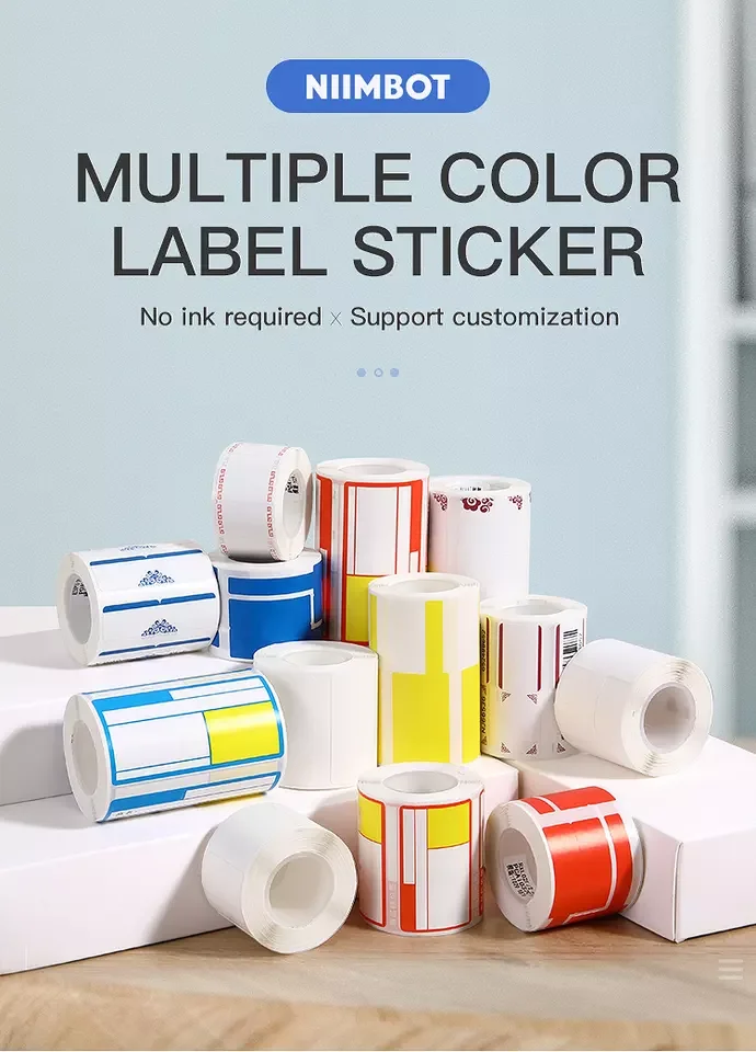 Niimbot B21 Barcode QR Code Sticker Label Portable Printer Jewelry Thermal Sticker Mini Barcode Label Printer