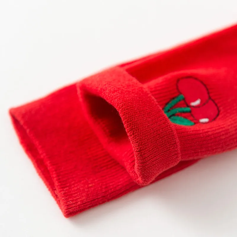 2021 новые хлопковые милые женские длинные Красочные забавные Разноцветные носки с 3D вышивкой и принтом фруктов для женщин и девочек