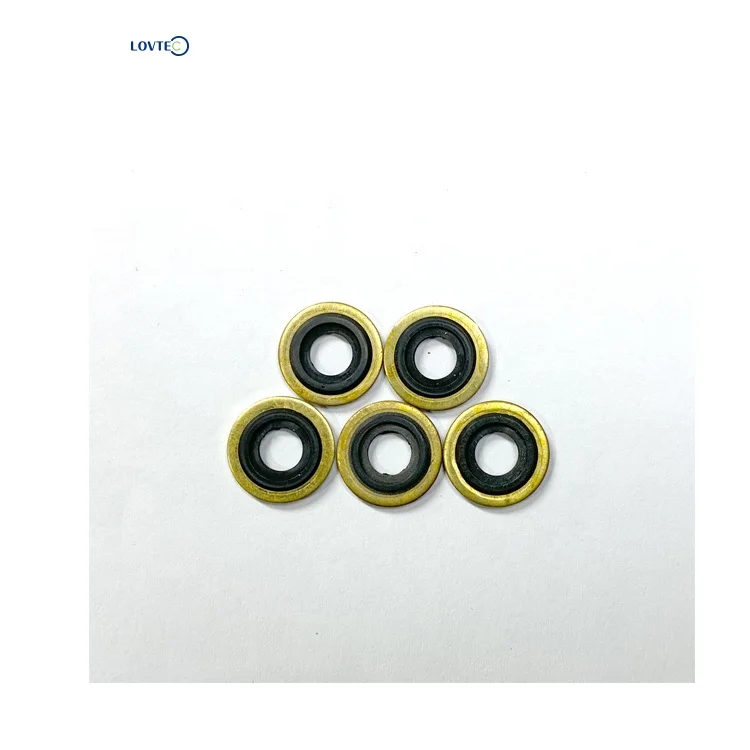Lovtec medical gas equipment oxygen regulator plastic outlet brass rubber washer