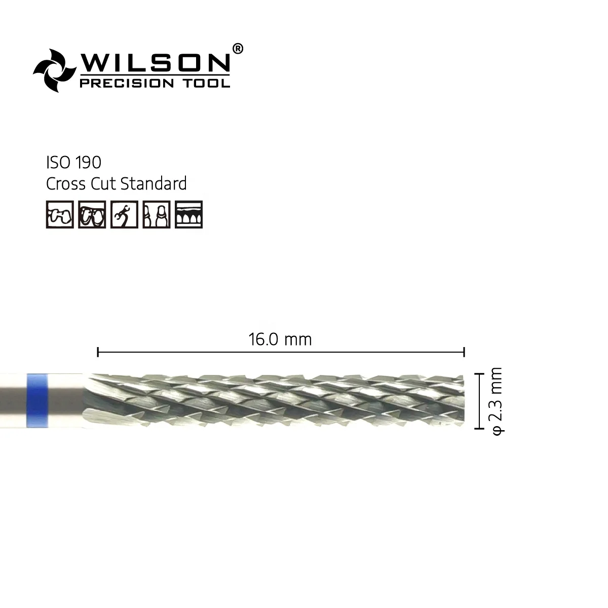 5000318 Tungsten Carbide Tooth Polishing tools for Dental Laboratory Used for Metal/Acrylic/Plaster/Dental Bit