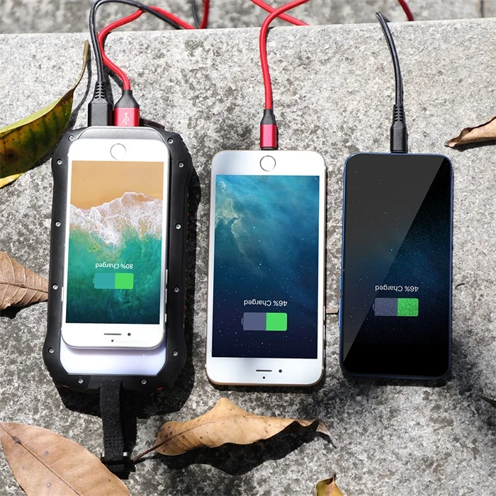 Amazon Hot Sale Electronics Waterproof Smart Solar Powered Fast Charging Power Banks