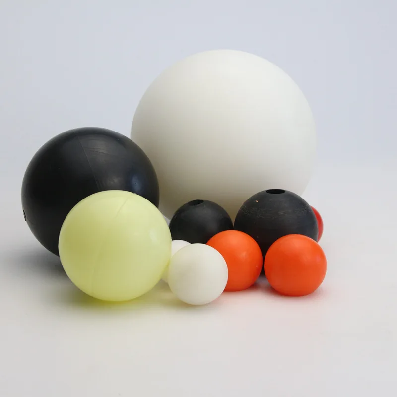 custom size industrial solid polyurethane ball beads,hollow solid pu pp nylon ptfe hard plastic balls