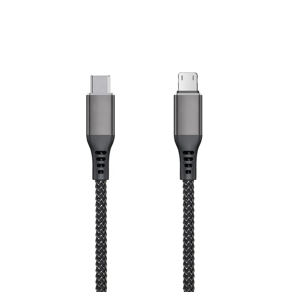 Vnew amazon hot sale product 60W USB3.1 3A PD cable Type C to 8PIN Gen2 USB Cable for mobile phone