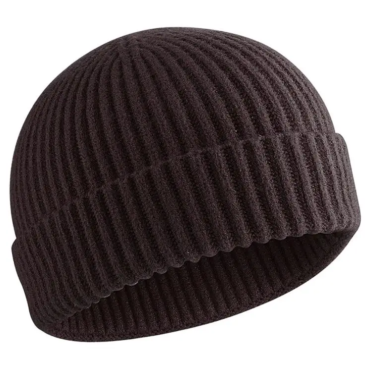 Beanie Striped Chenille Organic Cotton 100% Wool Fishing Beanies