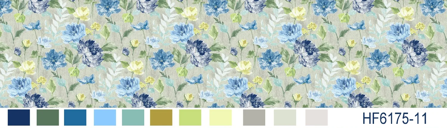 Customized colorful flower printing soft 100% polyester  bedding set bed sheet fabric