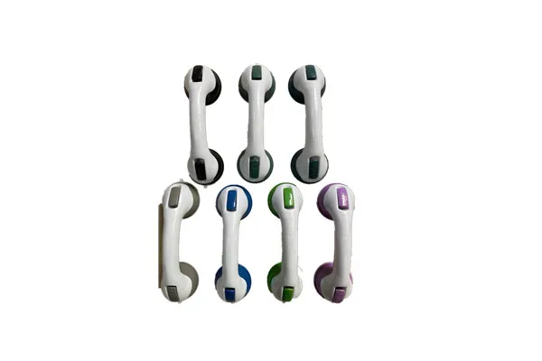Easy Install No Drilling Suction Cup Safety Hand Grips in Bathroom Help Handle for Elderly