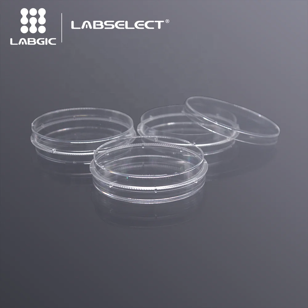 Labgic cell cuture dish 100mm petri dish easy to handle Labselect lab dish