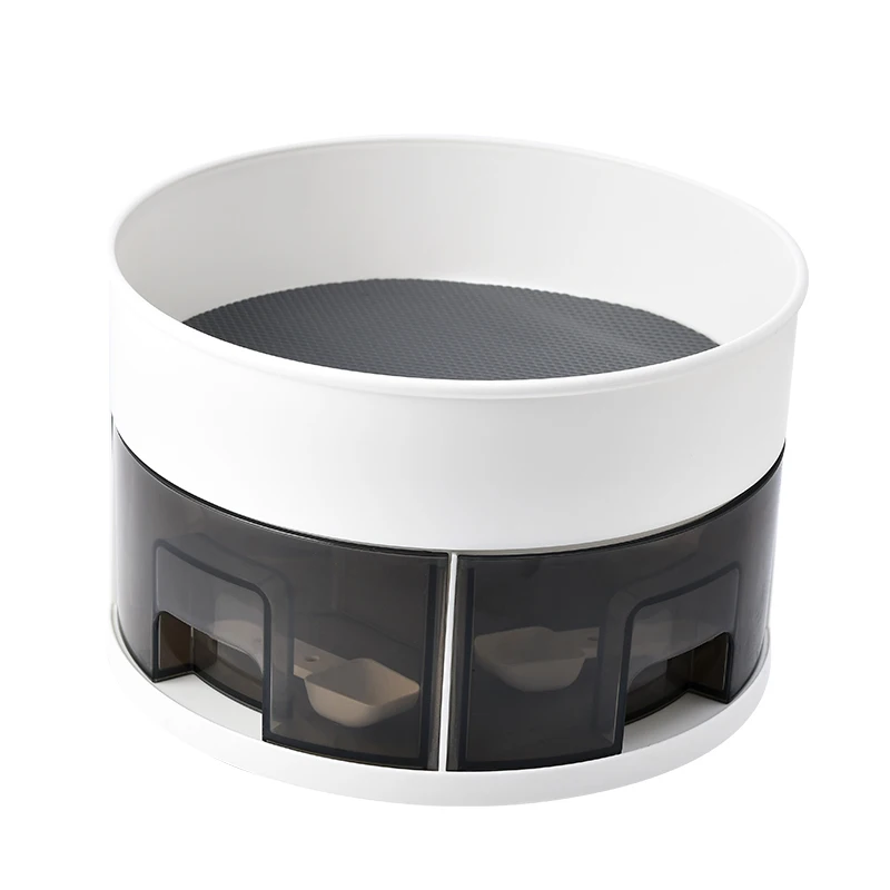 Kitchen Organizer Shelf Turntable Cabinet 360 Degree Rotating Spice Rack