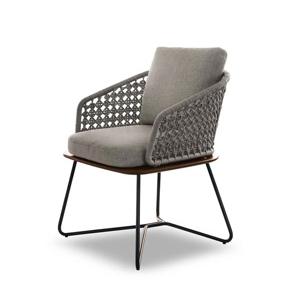 Luxury Outdoor Handmade Woven Rope Chair Garden Furniture Outdoor